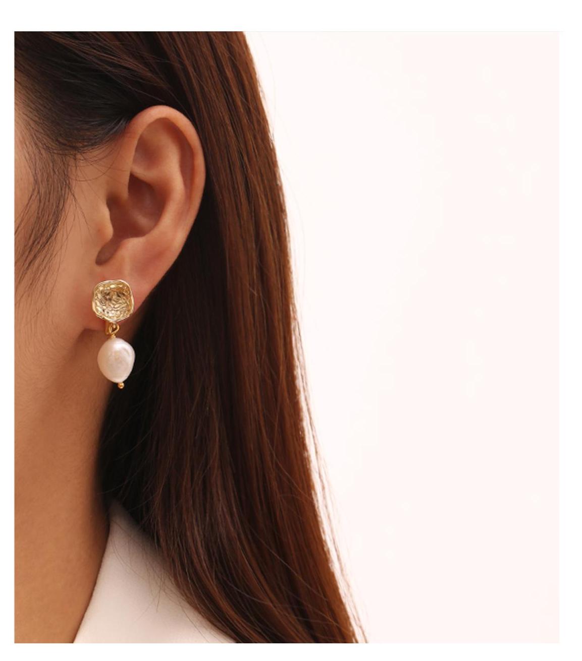 Shell Pearl Studs - Eden Bay